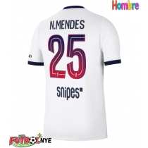 Camiseta Paris Saint-Germain Nuno Mendes #25 Visitante Equipación 2026-27 manga corta